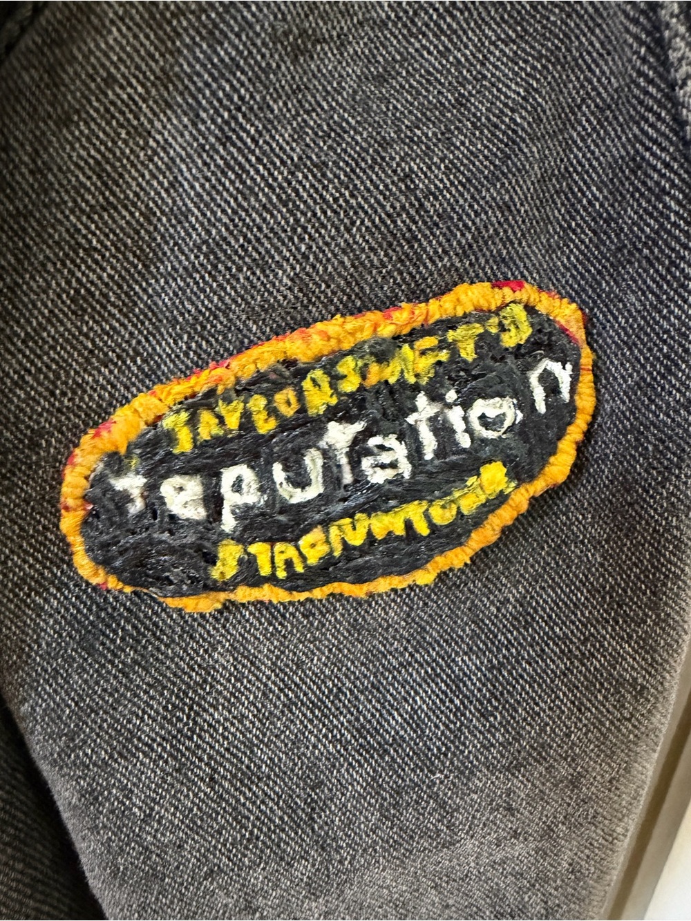 Custom Made Taylor Swift "Eras Tour" Jean Jacket. Women's Size: L. - Picture 12 of 14
